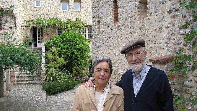 En Ceret, junto a Rosario Bofill.