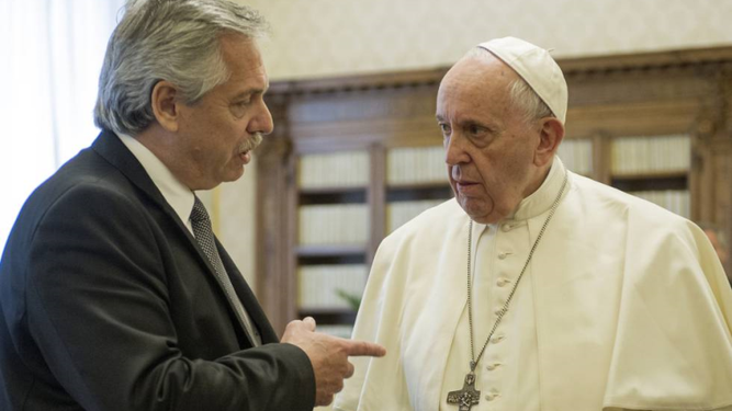 Alberto Fernández y Francisco