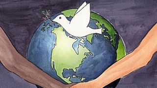 "Dichosos los que trabajan por la paz"