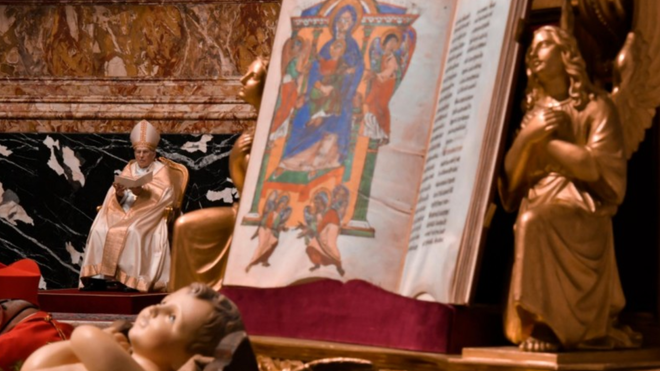 Te Deum en el Vaticano en ausencia del Papa