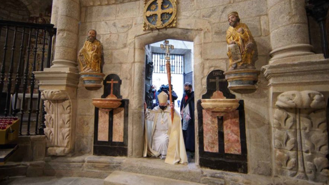 Apertura de la puerta santa