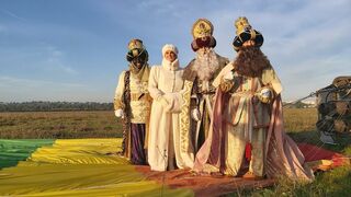 Los Reyes llegaron a Sevilla