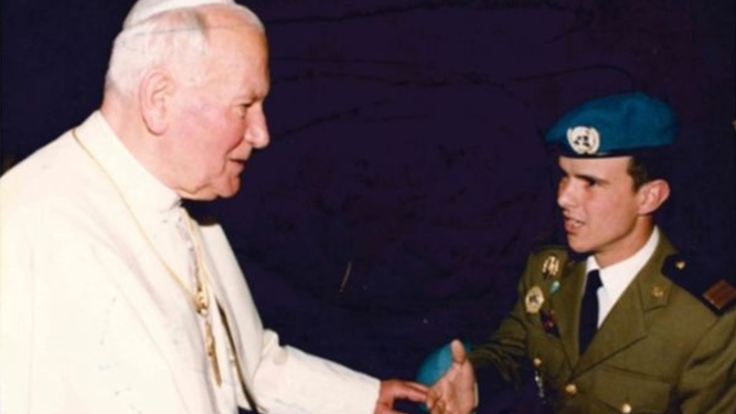 Juan Pablo II y J. Ramón Rapallo