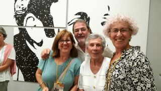 Itziar Aldamendi y compañeros