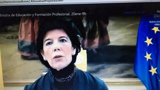 Isabel Celaá en ‘NEF Online’