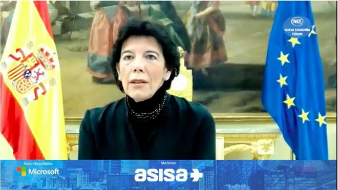 Isabel Celaá en NEF online