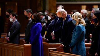 Biden y Harris, en la misa