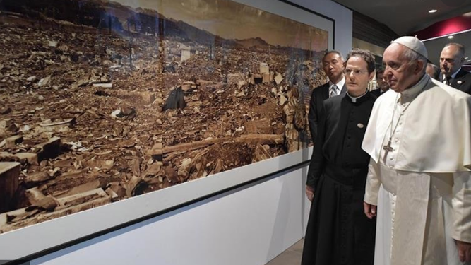 El Papa, en Hiroshima