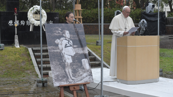 El Papa, en Nagasaki