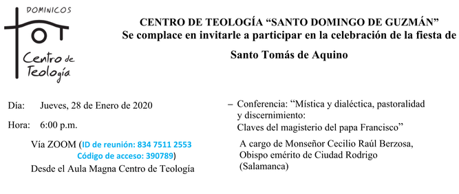 El anuncio de la Conferencia de Don Raúl