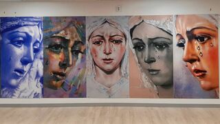 El polémico mural en La Macarena