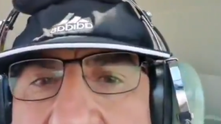 Monseñor Chomali, en el helicóptero