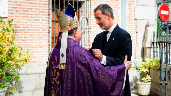 Juan del Río, con el Rey Felipe VI