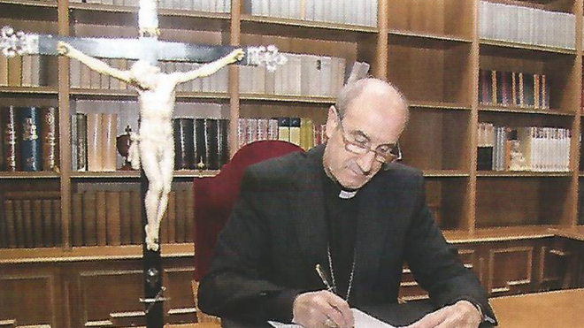 El Obispo de Astorga, D. Jesús Fernández