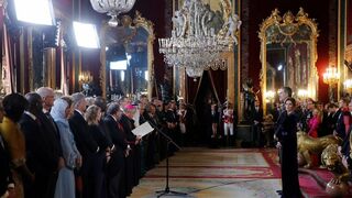 Discurso del Nuncio ante el cuerpo diplomático