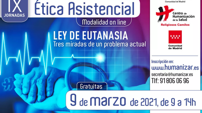 IX Jornadas de Ética Asistencial online en el Centro San Camilo