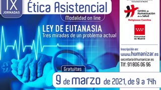 IX Jornadas de Ética Asistencial online en el Centro San Camilo
