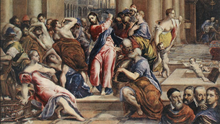 Mercaderes en el templo