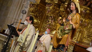 Iceta, durante la misa por la vida consagrada en la catedral de Burgos