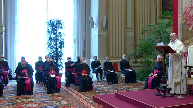 El Papa, ante el Cuerpo Diplomático