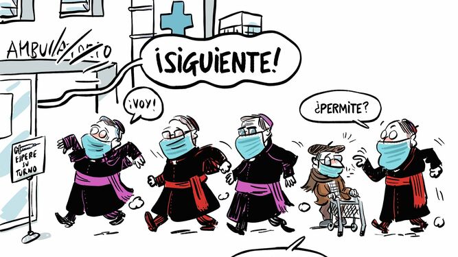 Obispos, a la cola
