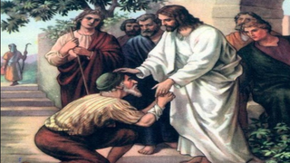 Jesús y el leproso