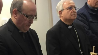 De izquierda a derecha, Vicente Martínez y Jesús Murgui