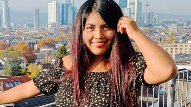 Joven embajadora de la paz