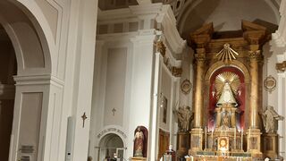 Misa por las personas sin hogar en la iglesia de las Maravillas