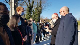 Parolin con los jóvenes líderes