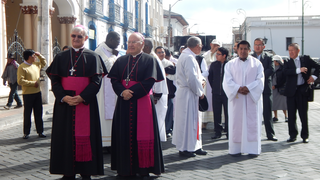 El Nuncio Carrascosa y monseñor Parrilla