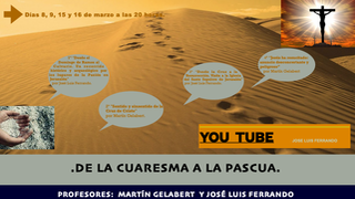 Charlas on line para vivir la Cuaresma y la Semana Santa de Ferrando y Gelabert