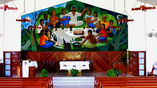 Interior iglesia de Querencia