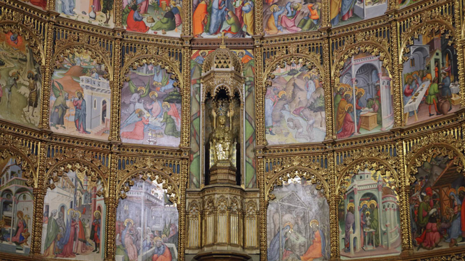 Retablo catedral vieja de Salamanca