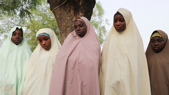 Niñas secuestradas en Nigeria