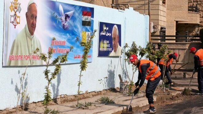 Irak se prepara para la visita papal