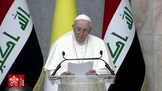 Así fue el primer dia de Francisco en Irak