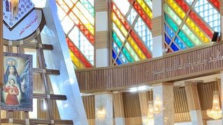 El Papa, en la catedral siro católica de Bagdad