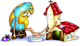 Iglesia, casa de los pobres