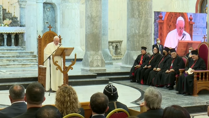 El Papa, en Qaraqosh