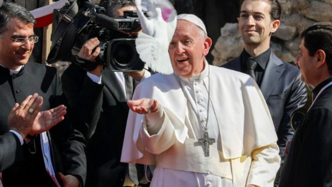 El Papa, en Mosul