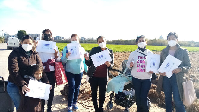 Mujeres participantes en los programas del Área Mujer del Servicio Jesuita a Migrantes de Valencia