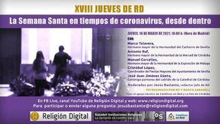 La Semana Santa, desde dentro, eje de los XVIII Jueves de RD