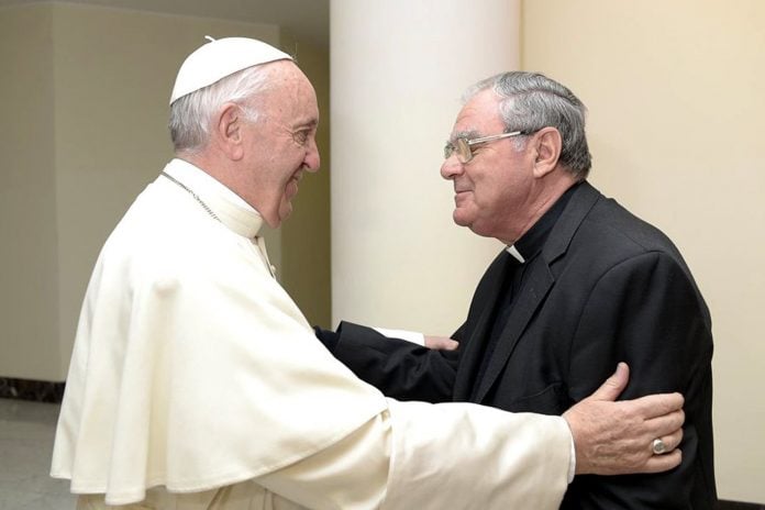 Mons. Ojea y el Papa Francisco