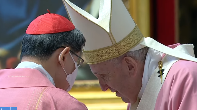 El Papa y Tagle