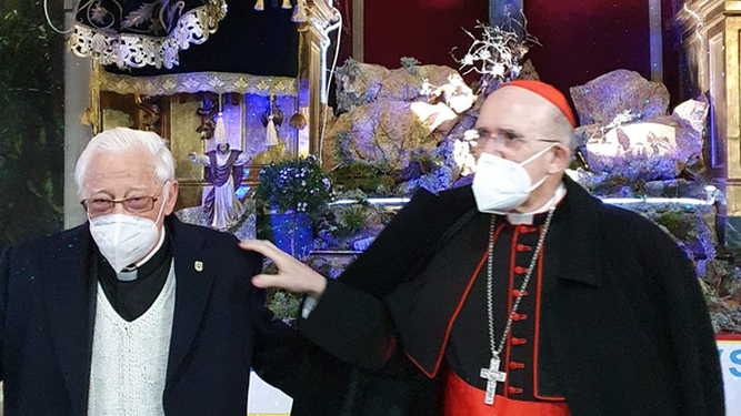 Cardenal Osoro y Padre Ángel