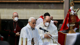 El Padre Ángel, en sus bodas de diamante sacerdotales