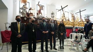 Romero Bonilla, con el obispo de Málaga