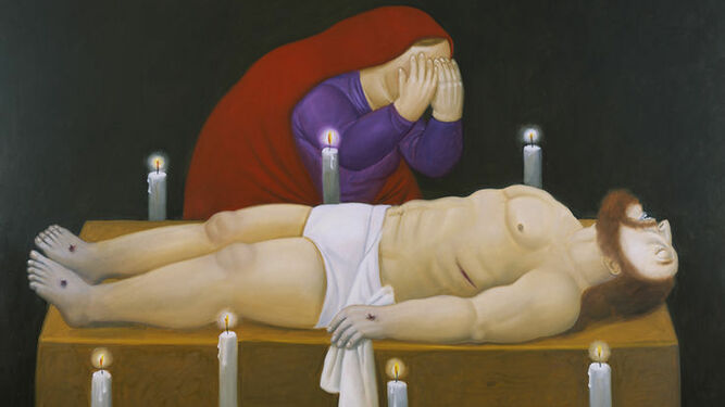 Cristo muerto de Botero