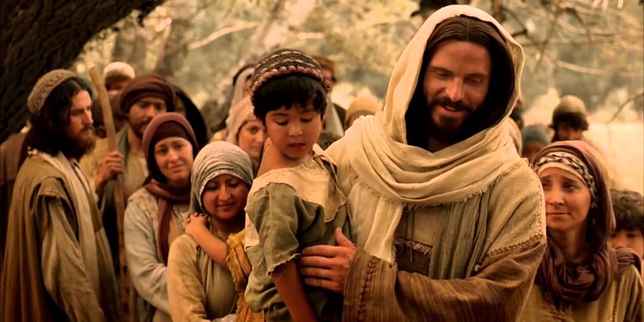 Jesús y niños